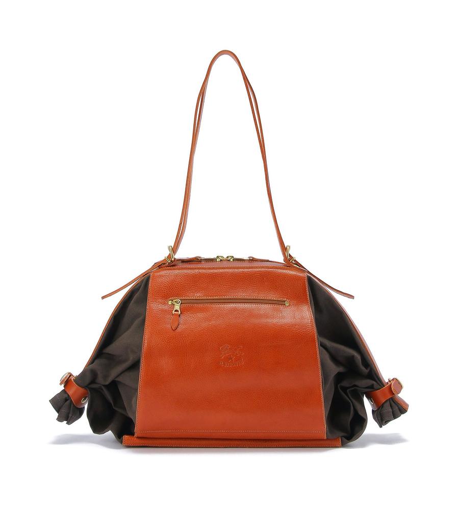 未使用級★イルビゾンテ　ショルダーバッグこげ茶 IL BISONTE（ショルダーバッグ）のフリマアイテム一覧