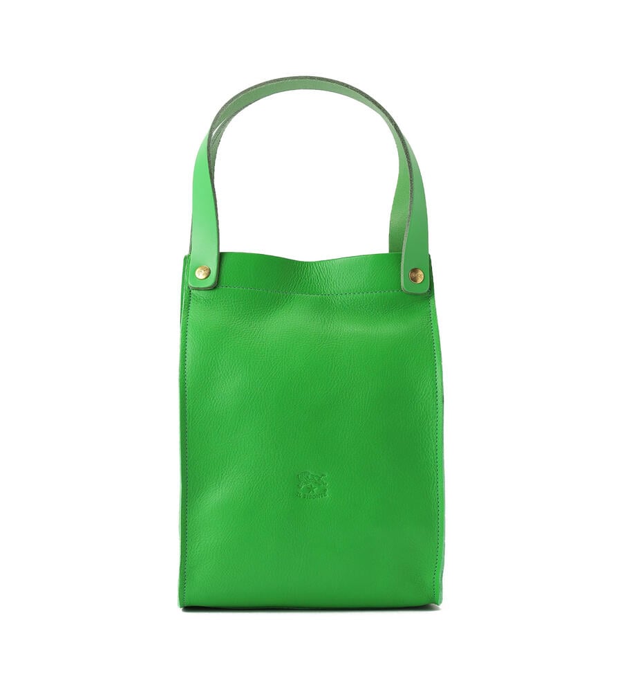 イルビゾンテ　トートバッグ　緑　グリーン　レザー IL BISONTE 緑 レザー トートバッグ