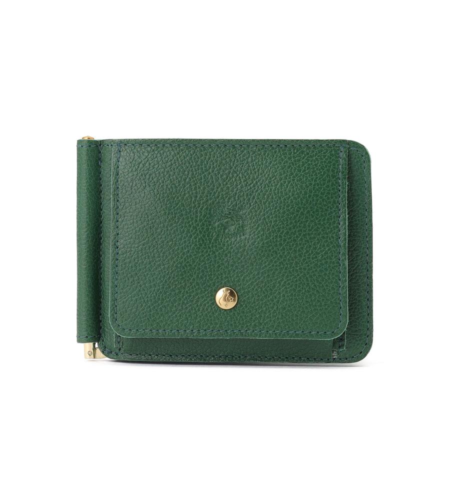 新品 イルビゾンテ 本革 レザー ウォレット 財布 マネークリップ グリーン マネークリップ | 2025 AUTUMN WINTER | 新着 | オンライン