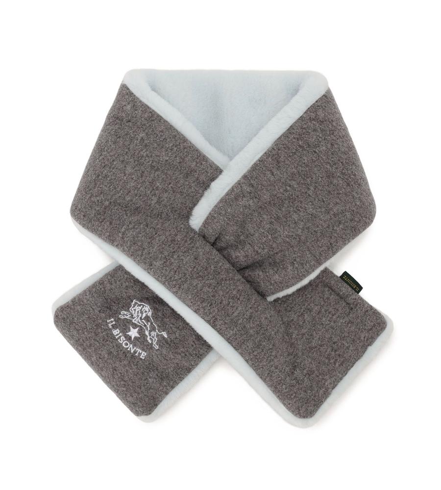 IL BISONTE グレー マフラー サイズ09 IL BISONTE グレー マフラー サイズ09 IL BISONTE グレー