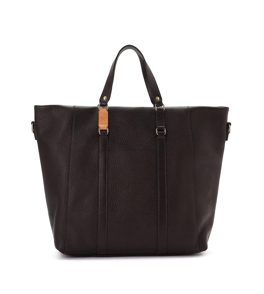 大型【IL BISONTE】2wayバッグ　トートバッグ　ロゴ型押し　黒色. トートバッグ | 2026 AUTUMN WINTER | 新着 | オンラインストア | IL